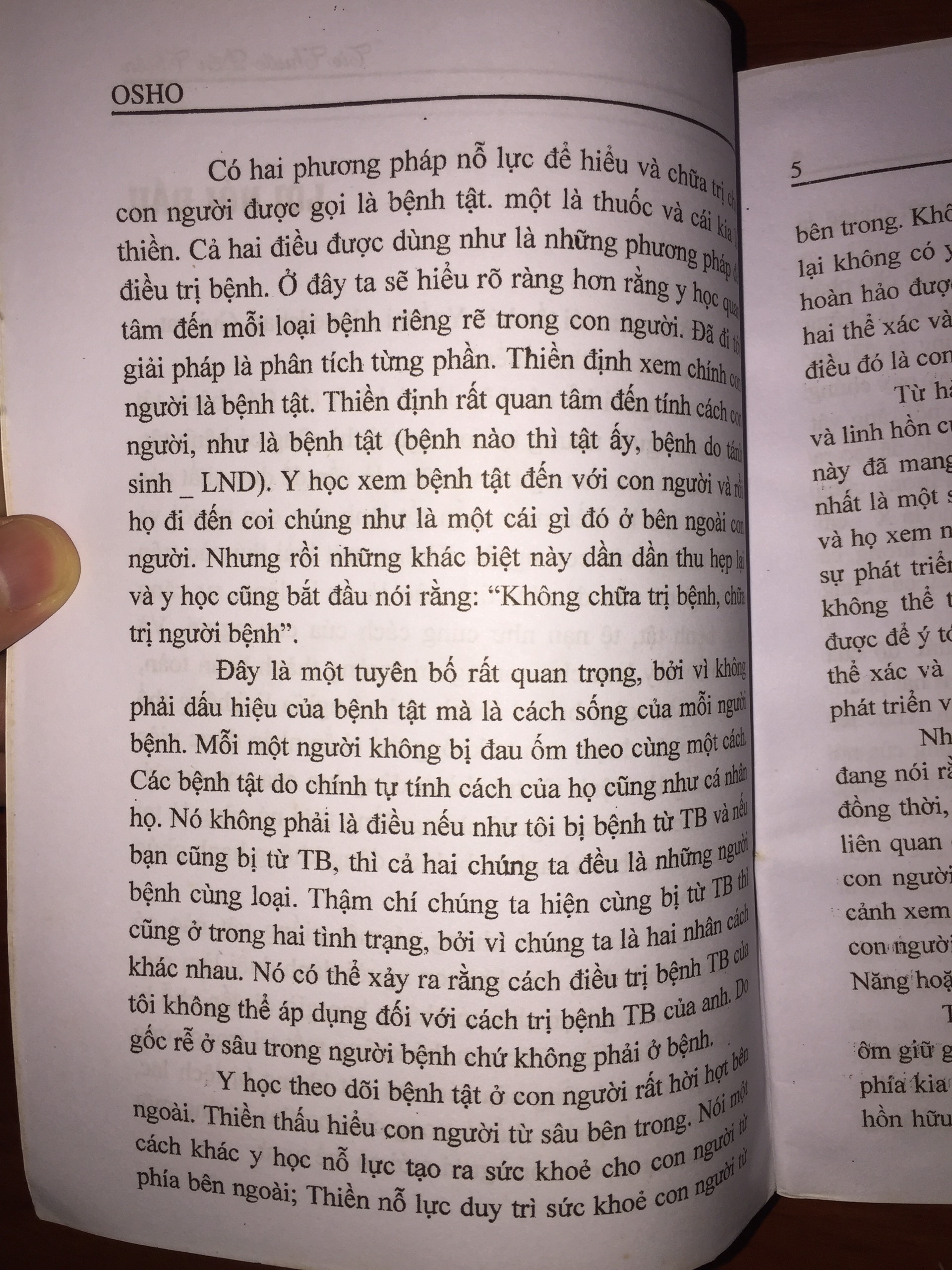 Sách Từ Thuốc Tới Thiền Osho