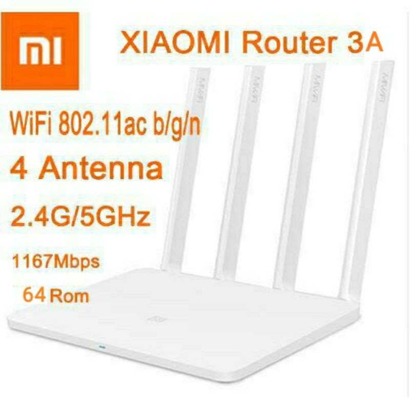 Modem WiFi Xiaomi 4C 4 Râu Router R4CM - BH 1 năm - Phát xuyên tường bảo mật truyền tín hiệu mạng mạnh internet ăng ten