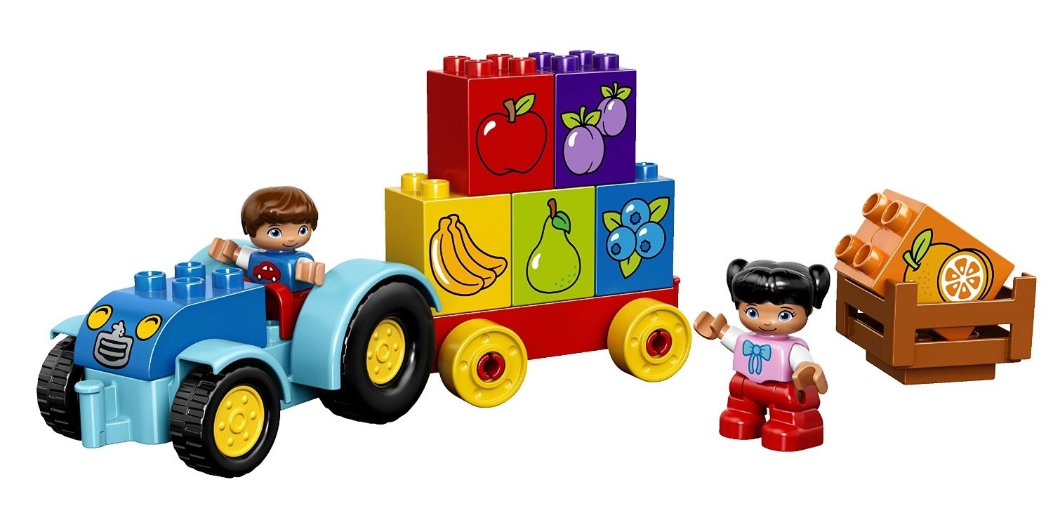[HAPPY BRICKS] LEGO DUPLO - 10615 - XE MÁY KÉO ĐẦU TIÊN CỦA BÉ - MY FIRST TRACTOR