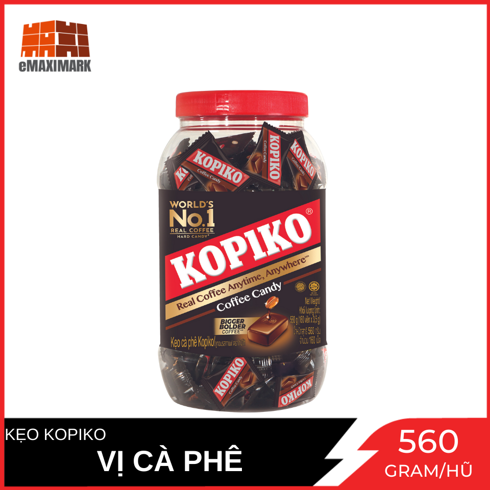 [HCM ship 2h] Kẹo Cà Phê Kopiko Coffee Hủ 560G