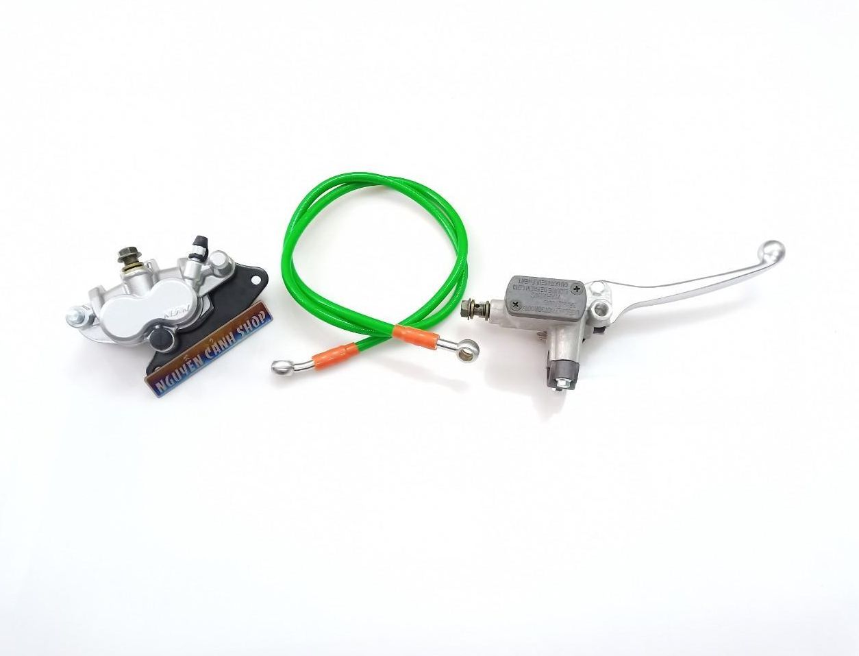 Heo dầu tay dầu dây dầu xe wave 100 2 bít màu bạc 3 món