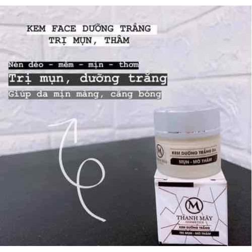 KEM FACE MÂY CREAM - MÂY CREAM ( PHIÊN BẢN CHO DA MỤN THÂM )(Tặng Tẩy Tế Bào Chết)