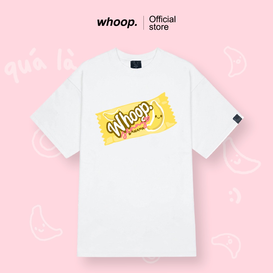 Luckáo thun whoop. limited kẹo chuối - trắng