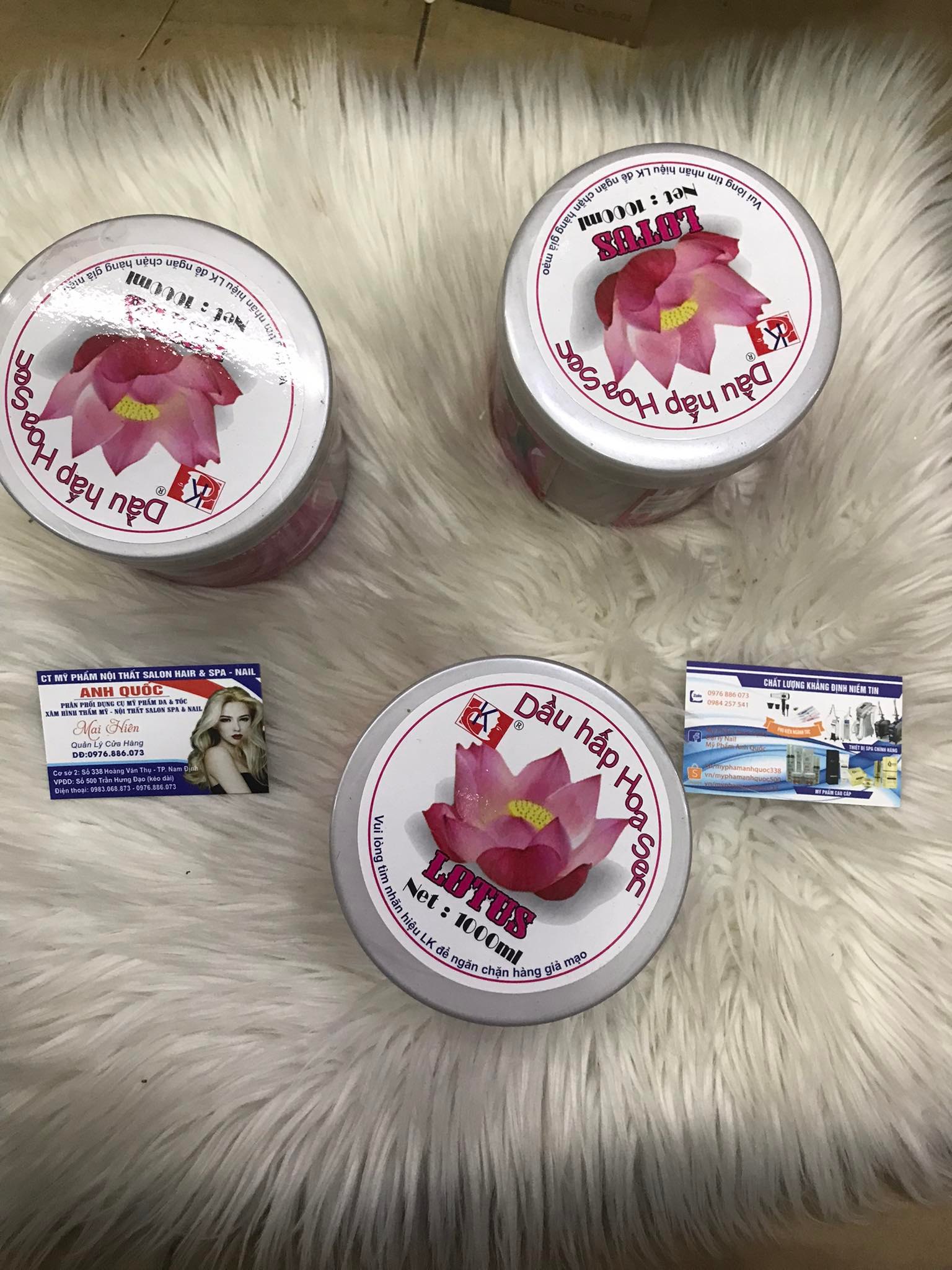 Dầu hấp dưỡng tóc Hoa Sen 500ml - 1000ml ( Lotus Repair Hair Treatment )