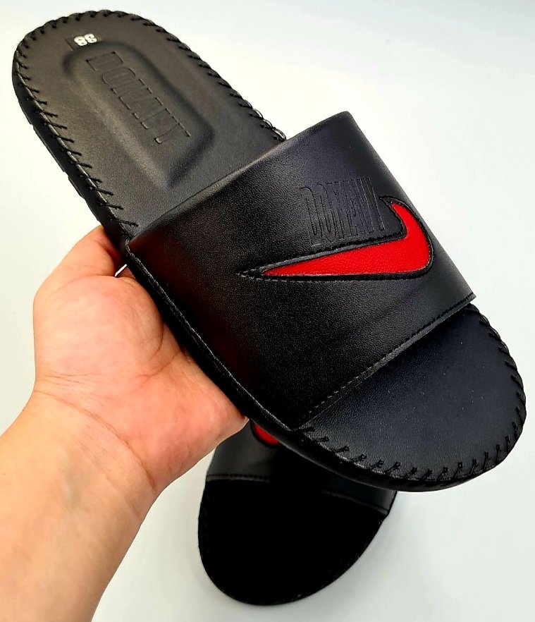 [HCM]DÉP NAM QUAI NGANG DA BÒ THẬT 100% ( CÓ SIZE 44-45 )