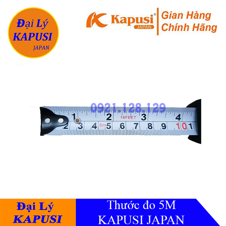 Thước rút, Thước mét chống va đập 5M KAPUSI NHẬT