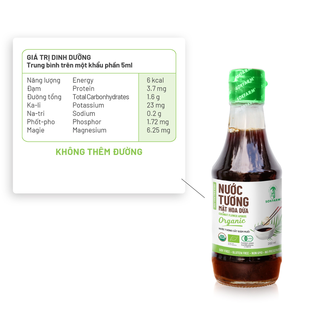 Nước Tương Mật Hoa Dừa - 200ml