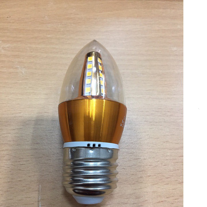5W chili-shaped LED light bulb - yellow light (e27 tail) 10cm long