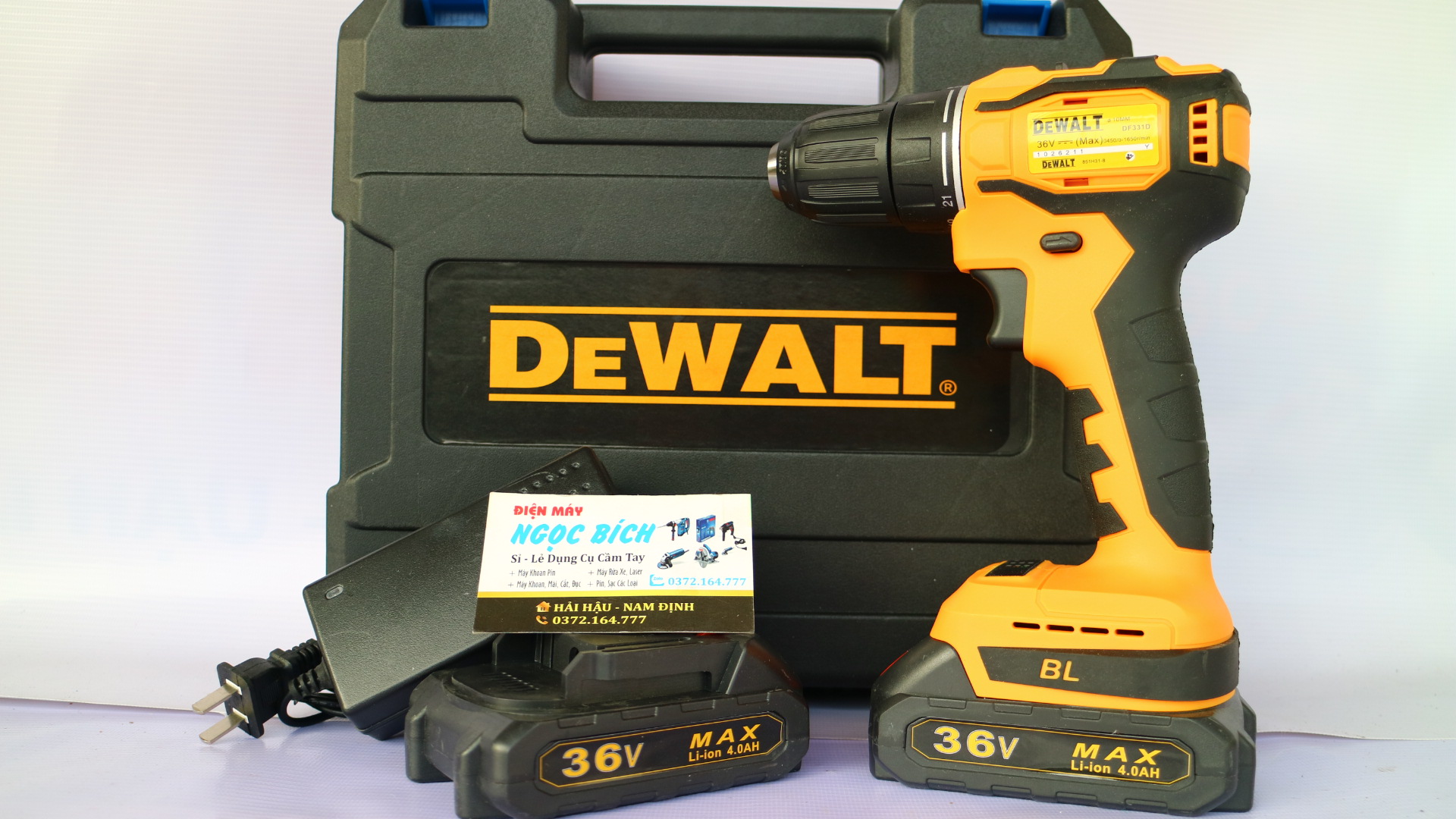 [Không Chổi Than] Máy Khoan Pin DEWALT 36V