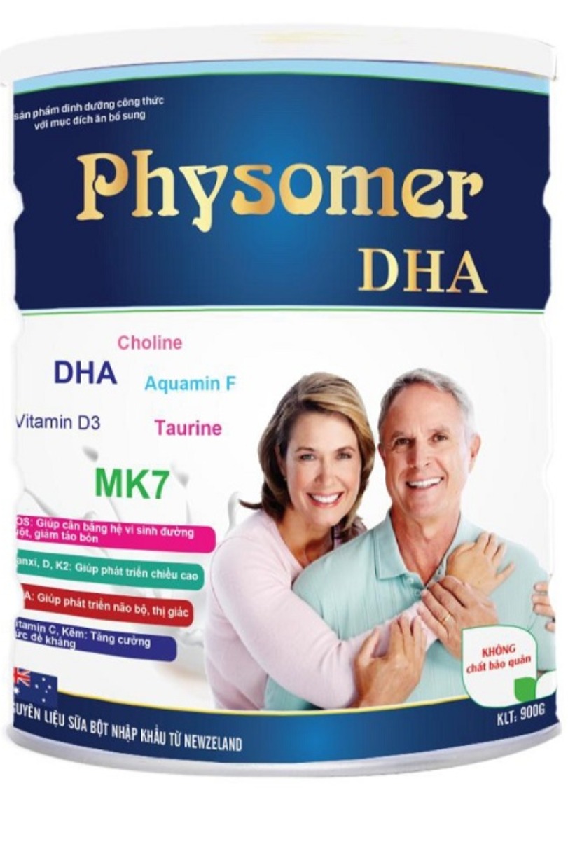 [combo 5hộp x 900gr/hộp] sữa bột Physomer DHA, HSD 2027
