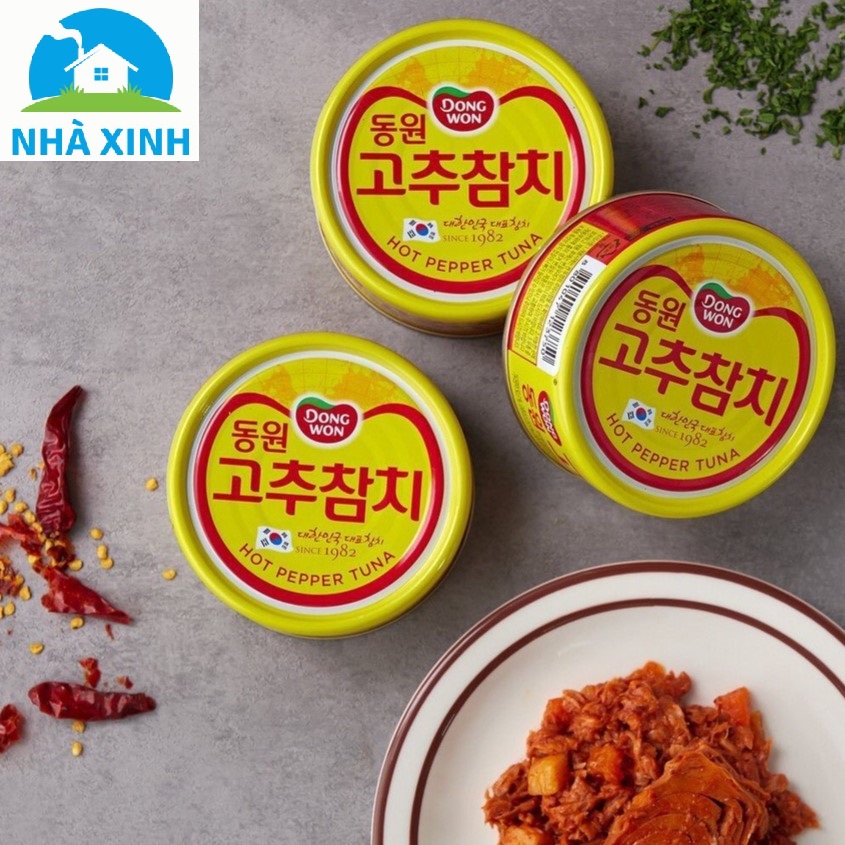 Cá ngừ Dongwon Hàn Quốc vị ớt cay (Hot Pepper Tuna)