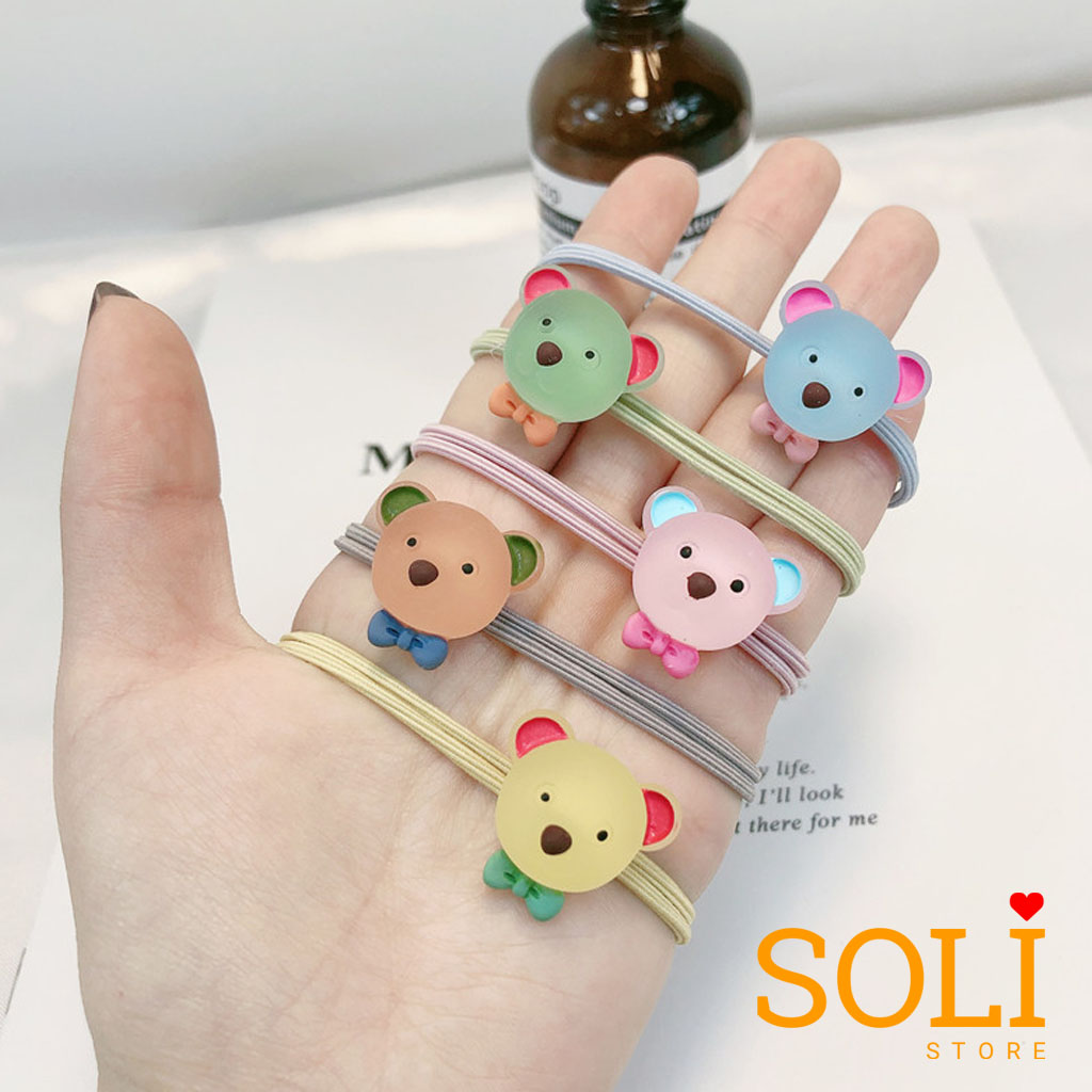 [Set 5] Dây cột tóc gấu cute CT34