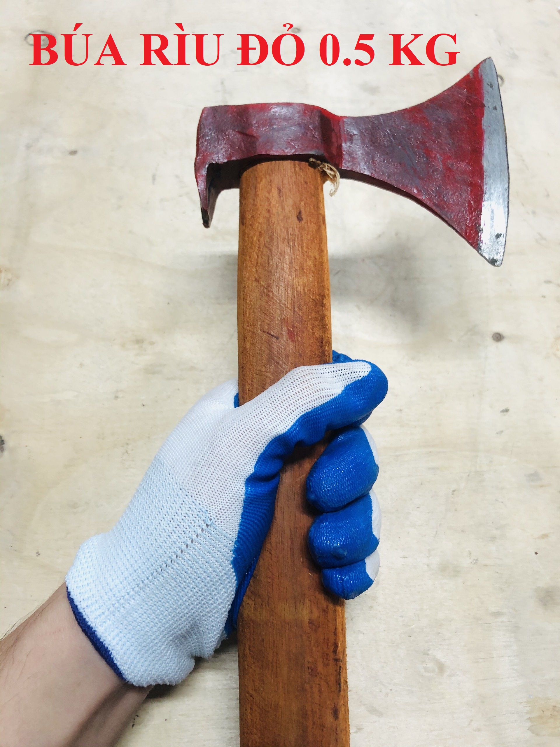 Rìu búa, rìu nhíp, rìu cốp pha, rìu quốc phòng, rìu chặt cây 0.5kg - Thép thường
