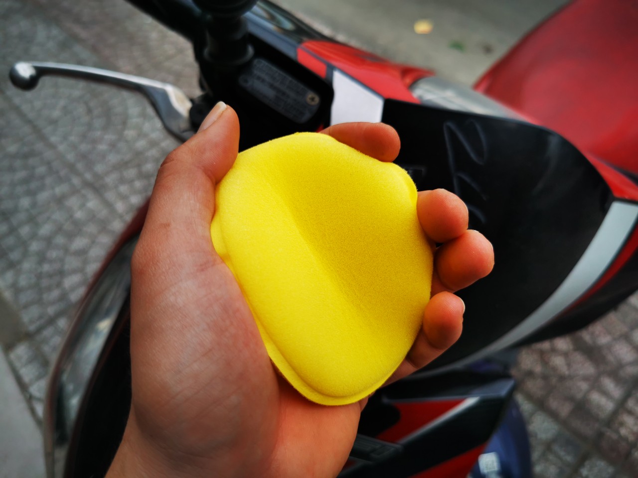 [Hcm]Car Care Chemical Applicator Round Foam Waxing Sponge
