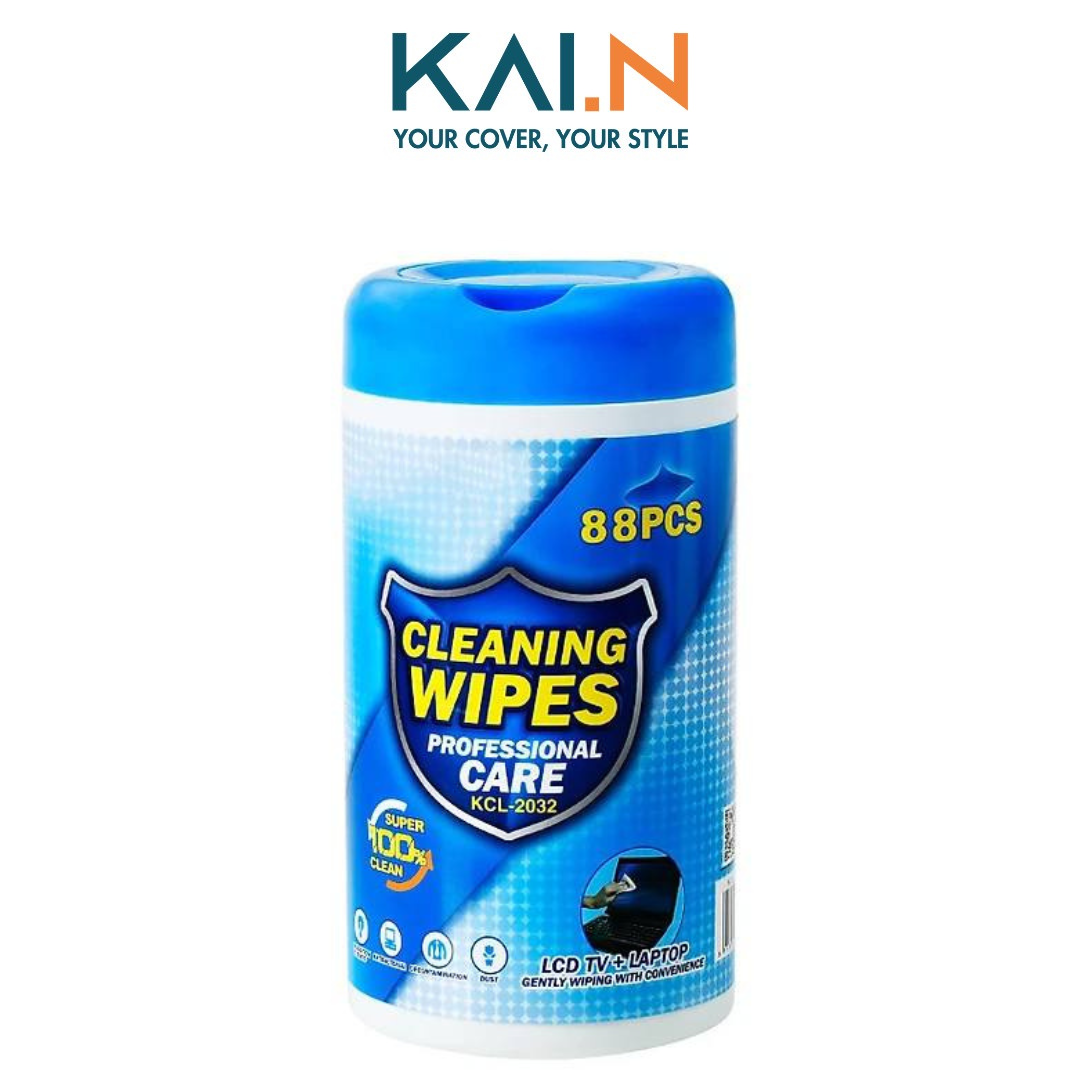 Bộ vệ sinh macbook điện thoại / laptop /lens / máy ảnh, khăn rút cleaning wipes hộp 88 khăn, siêu sạch