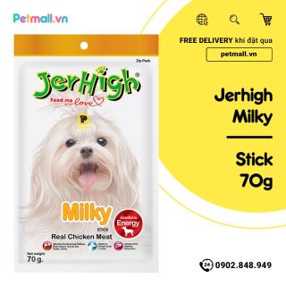 Combo Snack Jerhigh Milky 70g - 5 gói Petmall thumbnail