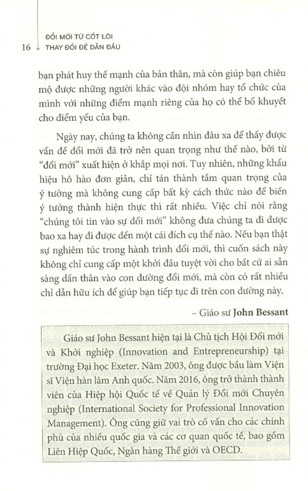 Đổi Mới Từ Cốt Lõi Thay Đổi Để Dẫn Đầu