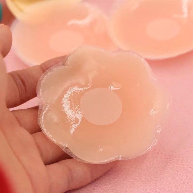 Miếng Dán Ngực - Hộp 5 Cặp Miếng Dán Ti Silicon Siêu Dính Sử Dụng Nhiều Lần MYBIKINI D306