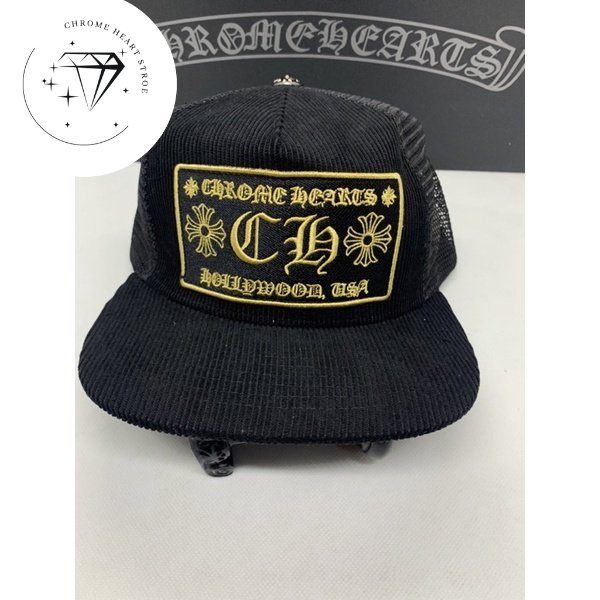 [Ảnh Thật] Nón SnapBack Chrome Heart logo vàng hàng best quailty.
