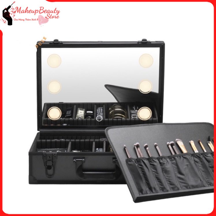 Cốp vali cốp trang điểm có gương đèn led MS 801 [ MakeupBeauty.Store Cho Nàng Thêm Xinh ]