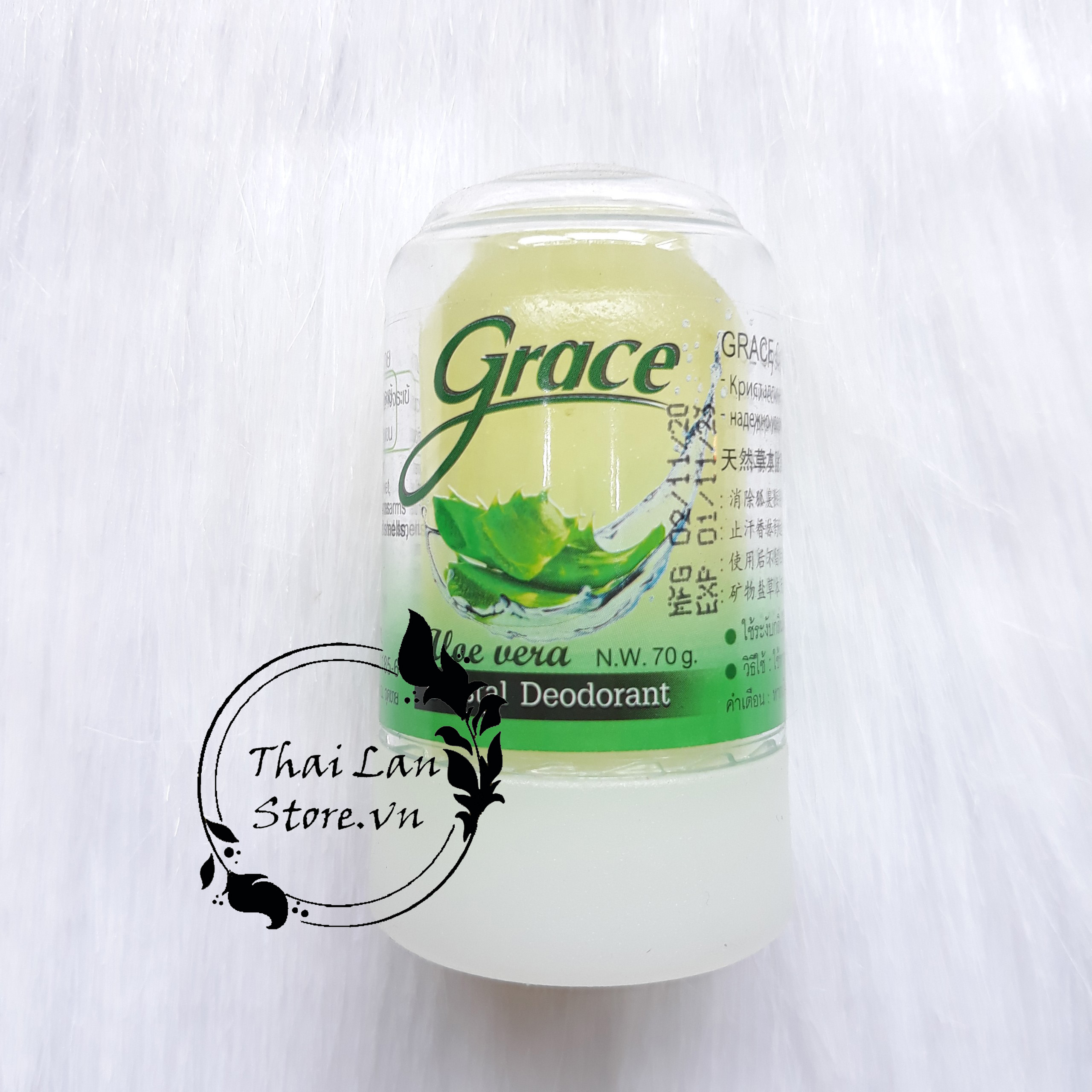 Lăn Đá Khoáng Khử Mùi GRACE Crytal 70gram Thái Lan