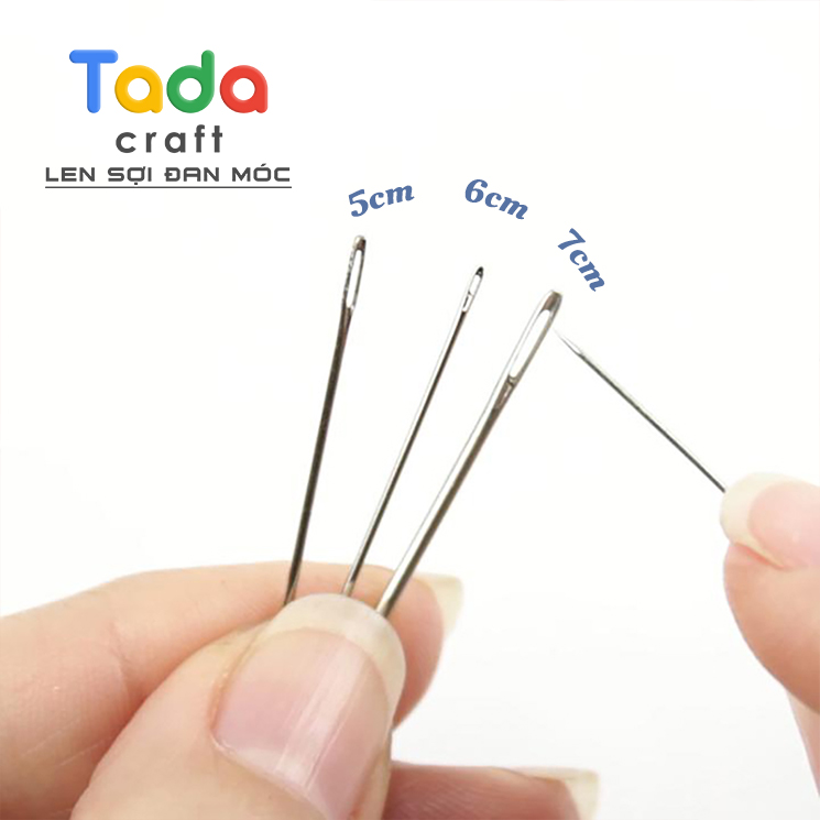 3 kim khâu len size 5,6,7 cm