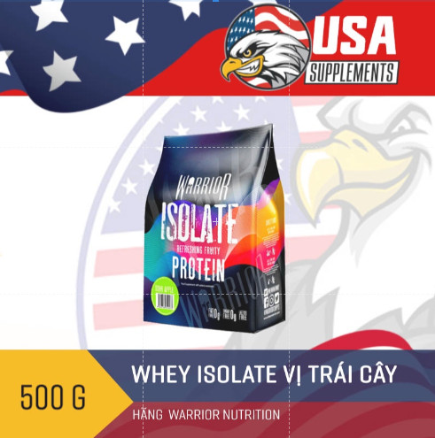Warrior Isolate Whey Protein Hương Vị Trái Cây- 500g