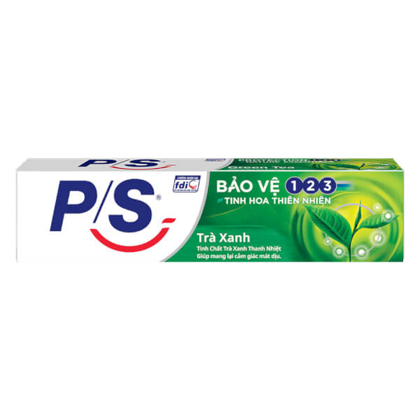 Kem đánh răng PS trà xanh bảo vệ 123 180g