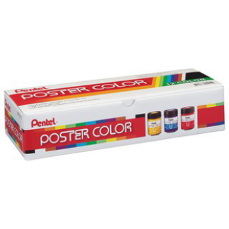 [ARTDOOR] Màu Nước Bột Poster Pentel 12 màu 30ml