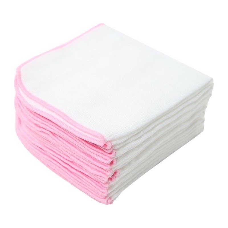 Khăn sữa cao cấp Aiko 4 lớp xuất Nhật - bịch 10 chiếc