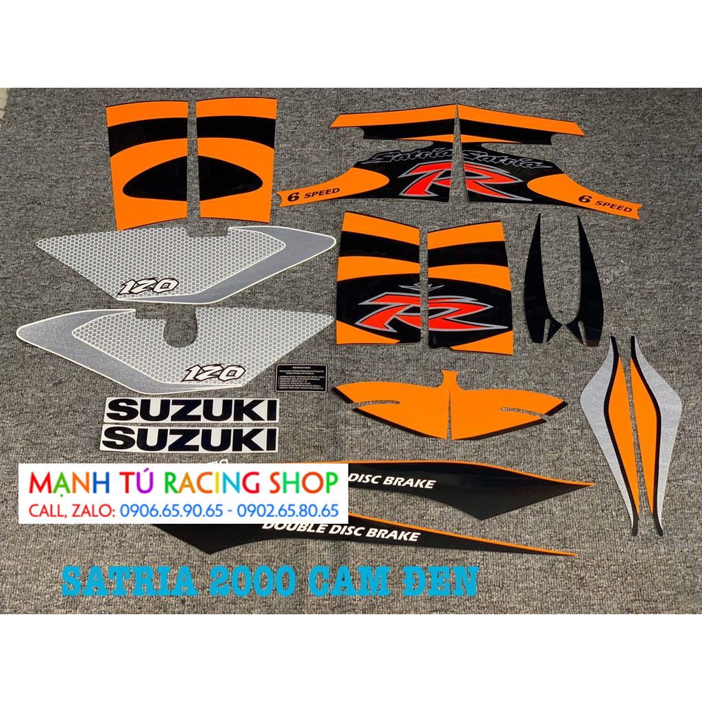 TEM SATRIA 2000 ĐỦ MÀU - RGV - TEM 3 LỚP