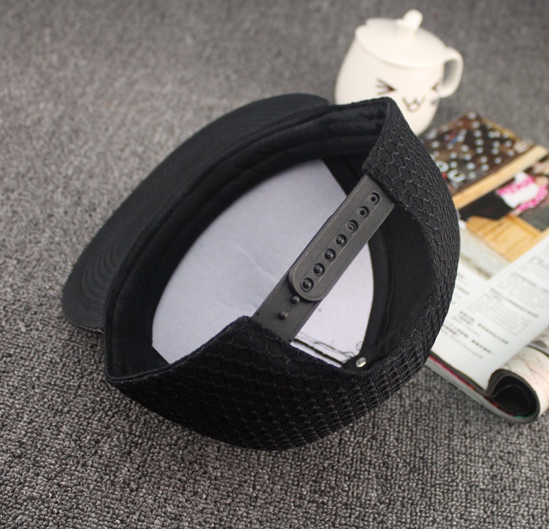 Nón snapback nam phối lưới trơn K199
