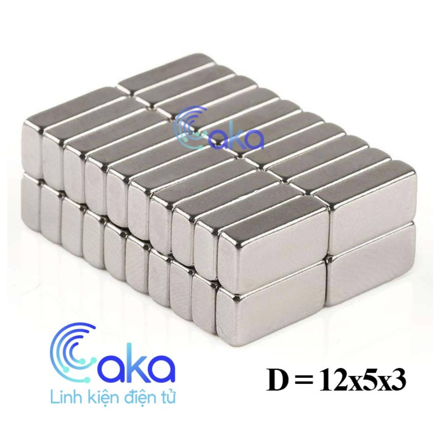 Nam châm đất hiếm 10x5x3m hình chữ nhật