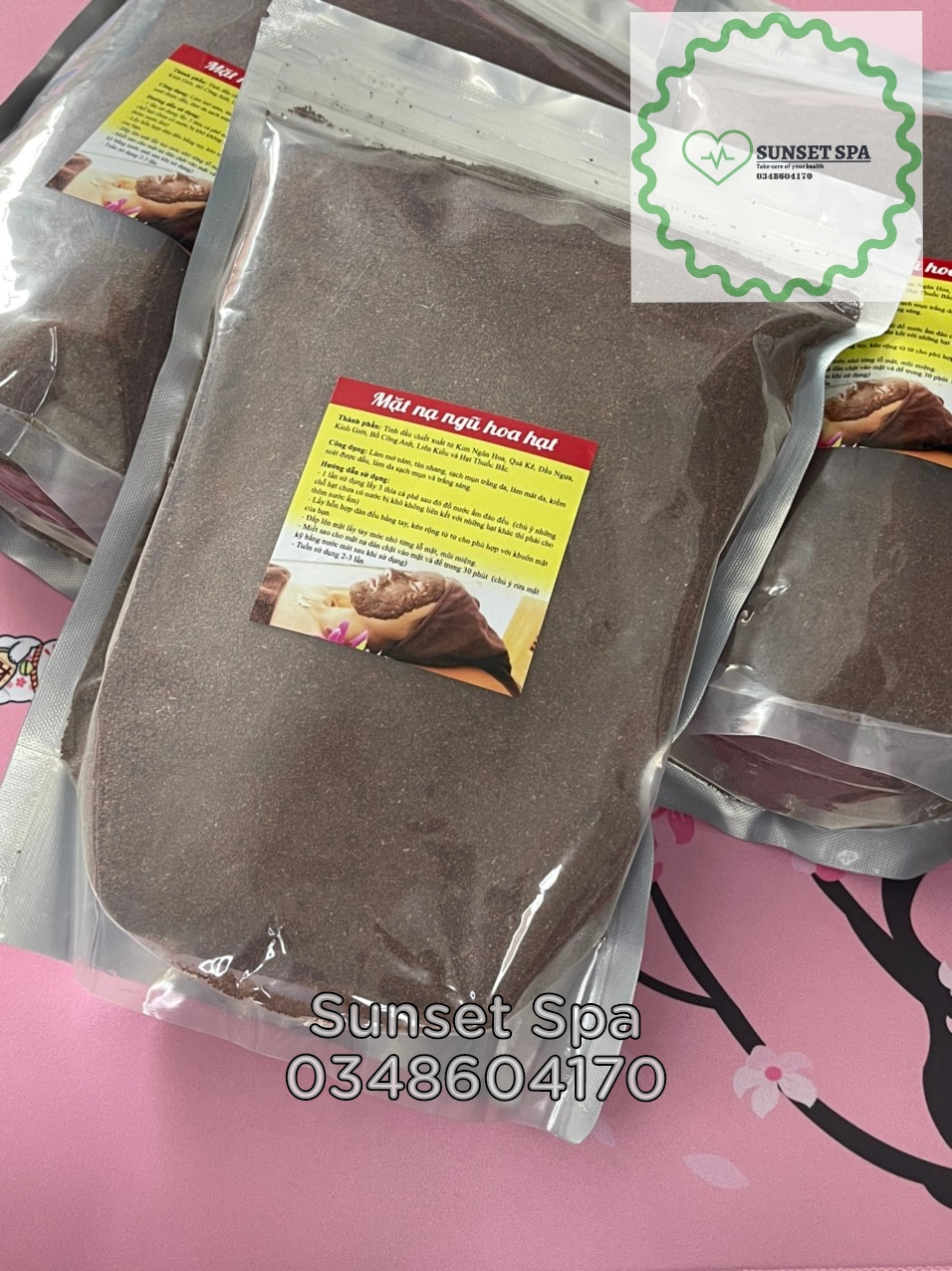 Mặt Nạ Ngũ Hoa Hạt (Hạt Ngũ Hoa, Hạt Đình Lịch, Hạt Bình Lịch, Hạt Nhũ Hoa) Handmade