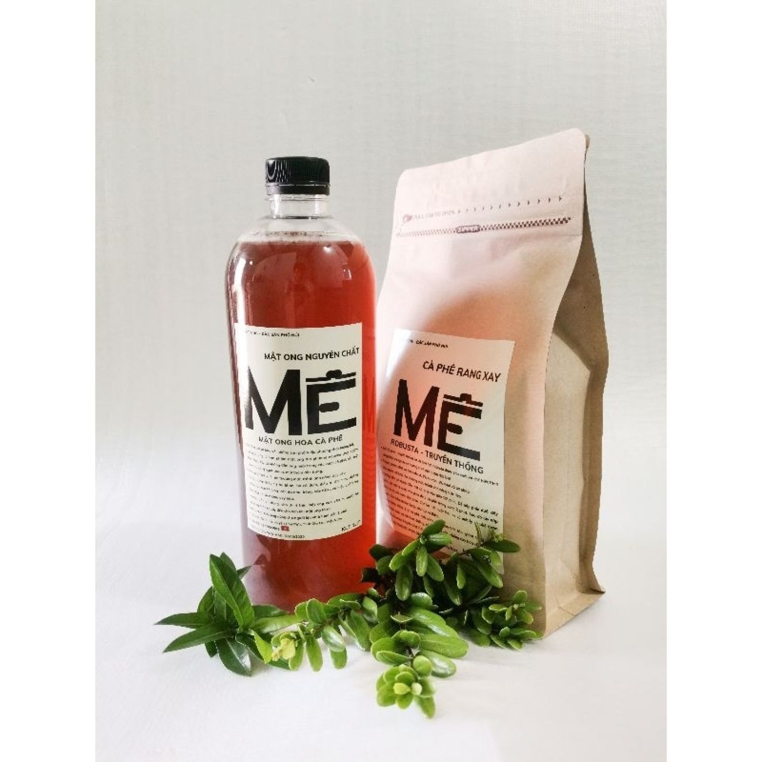 Mật ong hoa cà phê 1000ml MÊ MẬT ONG.