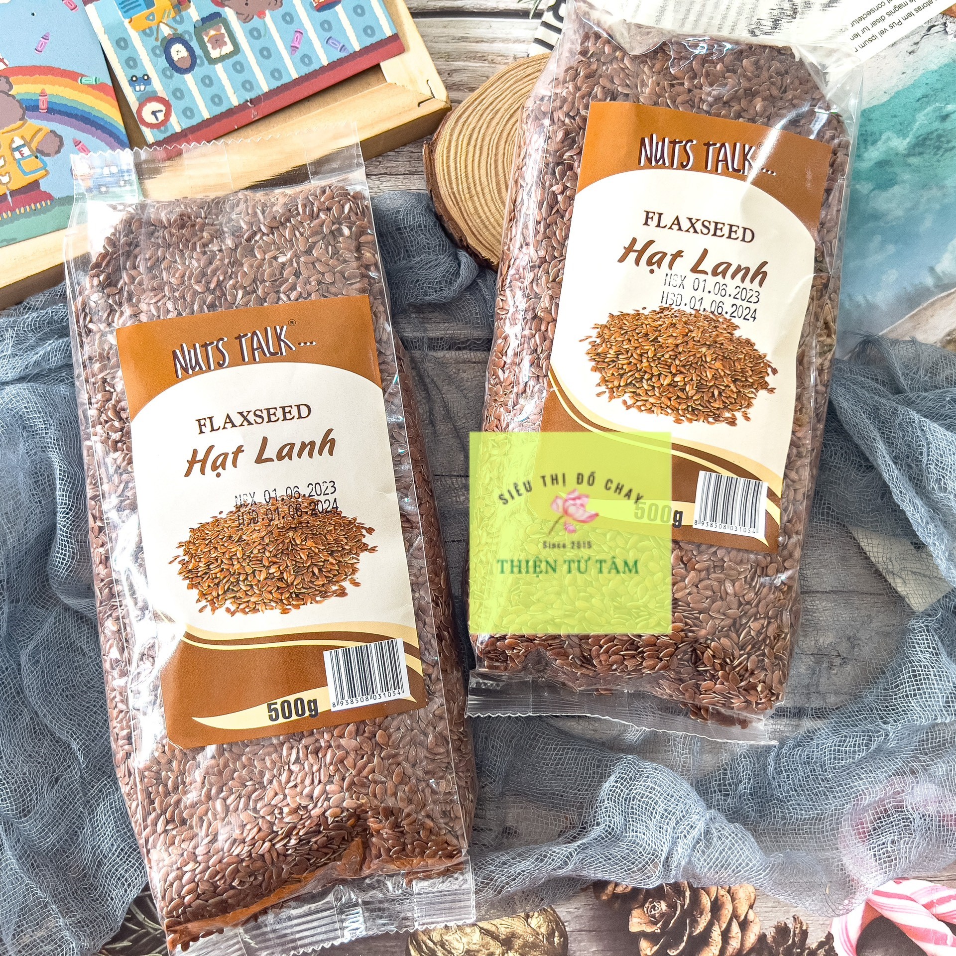 Hạt Lanh Nuts Talk Siêu Thực Phẩm Đầy Dưỡng Chất Gói 500gr