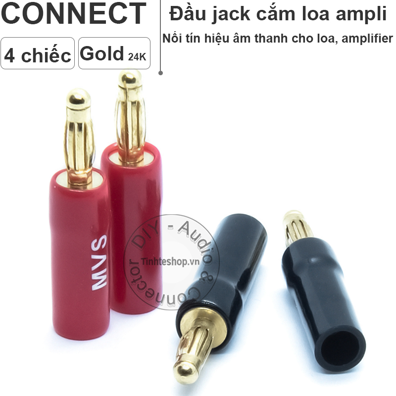 >> BÁO GIÁ CỌC LOA 3 TÁC DỤNG BẮP CHUỐI - CÀNG CUA - MỎ CHIM CHO LOA AMPLIFIER - GIẮC CẮM ÂM THANH CHO LOA AMPLI (1 CHIẾC | Shopee Lazada Sendo Tiki mới nhất 28 4 chiếc - Rắc cắm loa bắp chuối đèn lồng cho Loa Amplifier OD5mm chuôi cao su đen đỏ