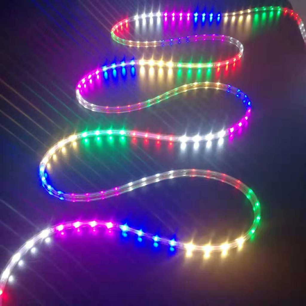 Led dây 2835 nhiều màu đuổi, 48 led ( sét 10m kèm nguồn nháy)