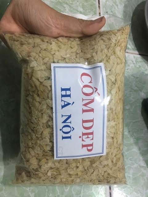 [HCM]500g cốm dẹp hà nội cốm xanh