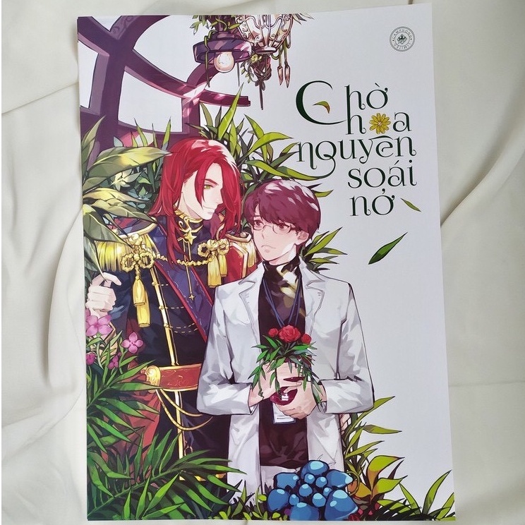 Poster sách - chờ hoa nguyên soái nở - cẩm phong