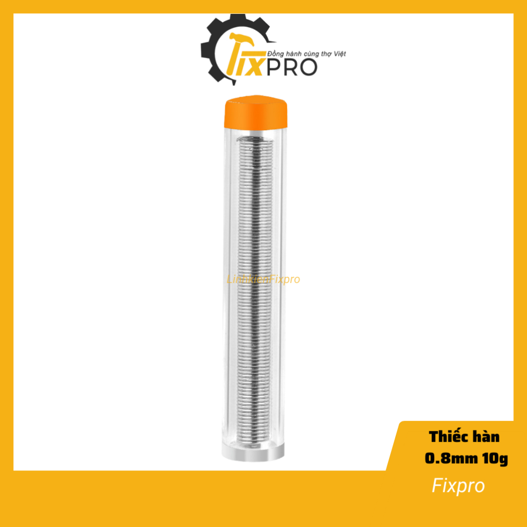 Thiếc hàn 50g Sn60/40 nhẹ lửa, bám thiếc tốt - Fixpro