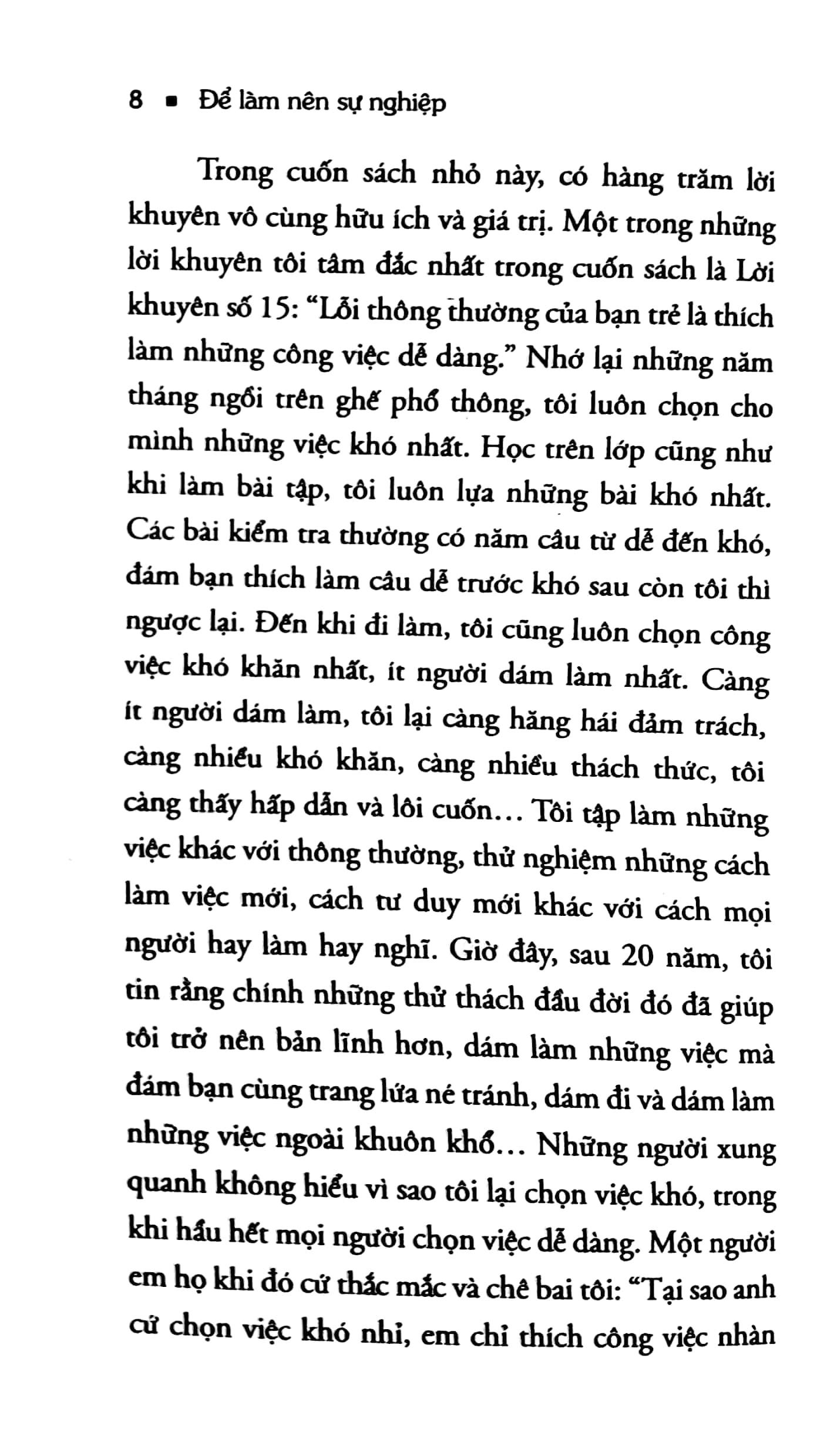 Sách - Để làm nên sự nghiệp