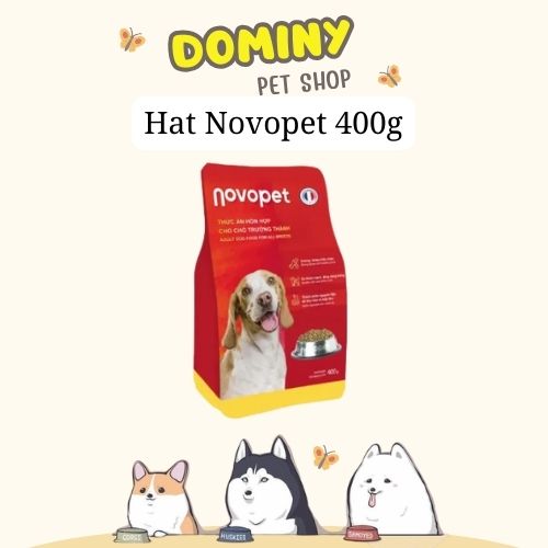 Hạt Thức Ăn Cho Chó Novopet 400g