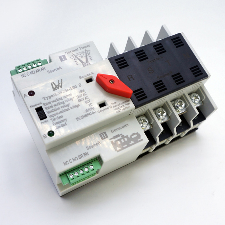 Cầu dao đảo chiều ATS 3 pha 100A 380v LW