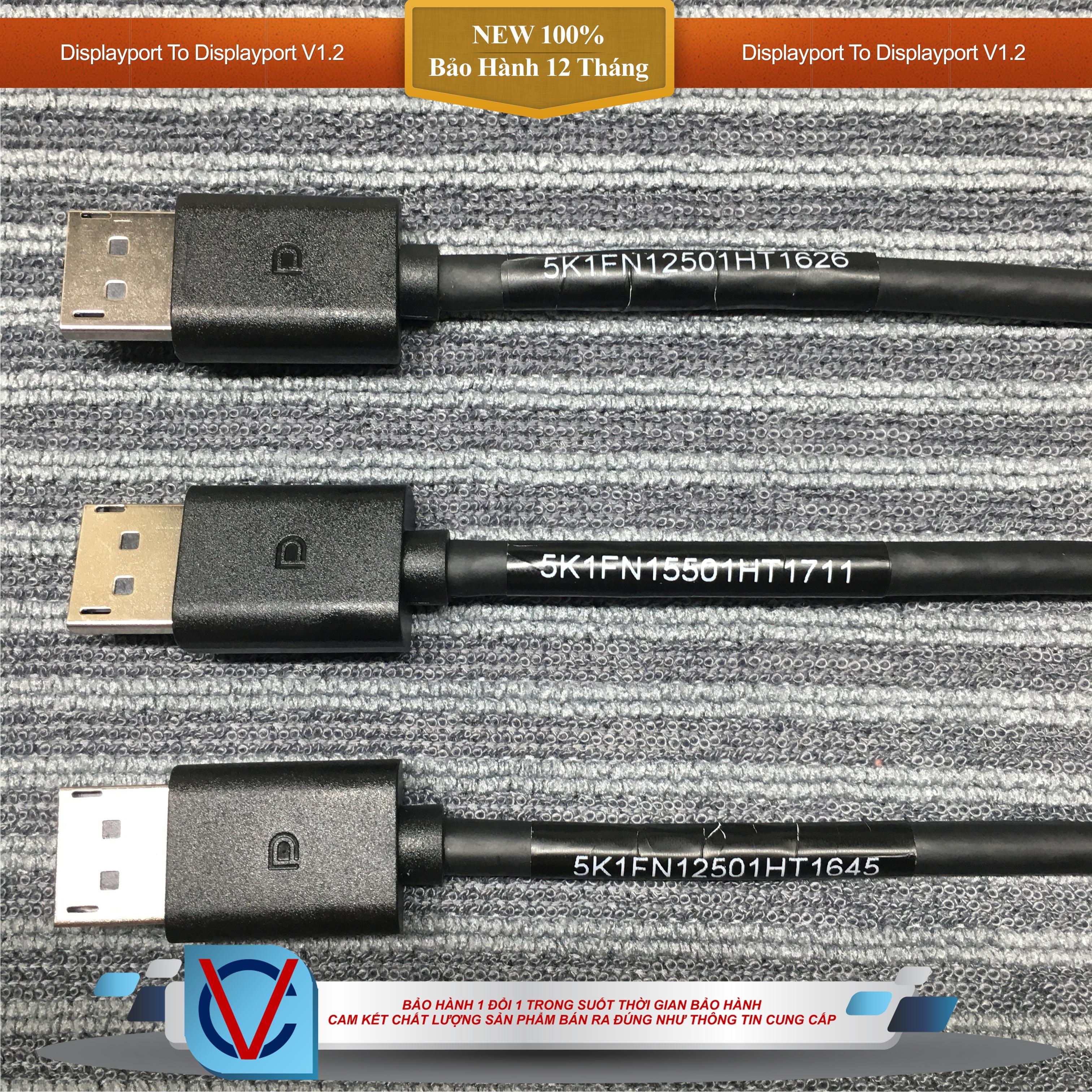 Cáp Displayport Rev: 1.2 Bóc Màn Hình Dell Cao Cấp