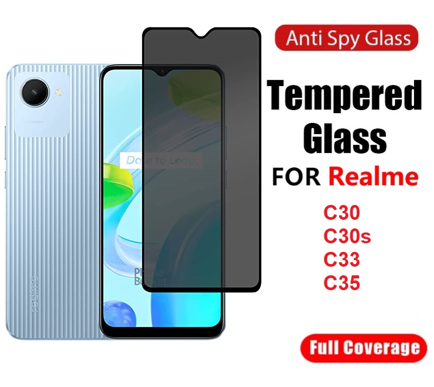 Cường lực chống nhìn trộm realme c30 / c31 / c33 / c35 / c30s