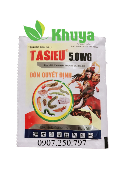 1 gói Thuốc trừ sâu sinh học Tasieu 5WG 5gr