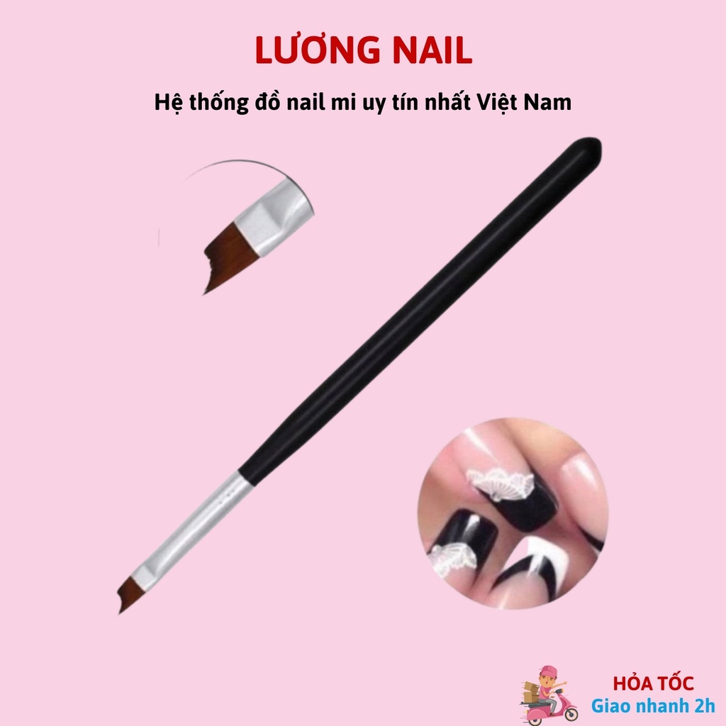 Cọ fen đầu móng cọ vẽ french đầu móng nail