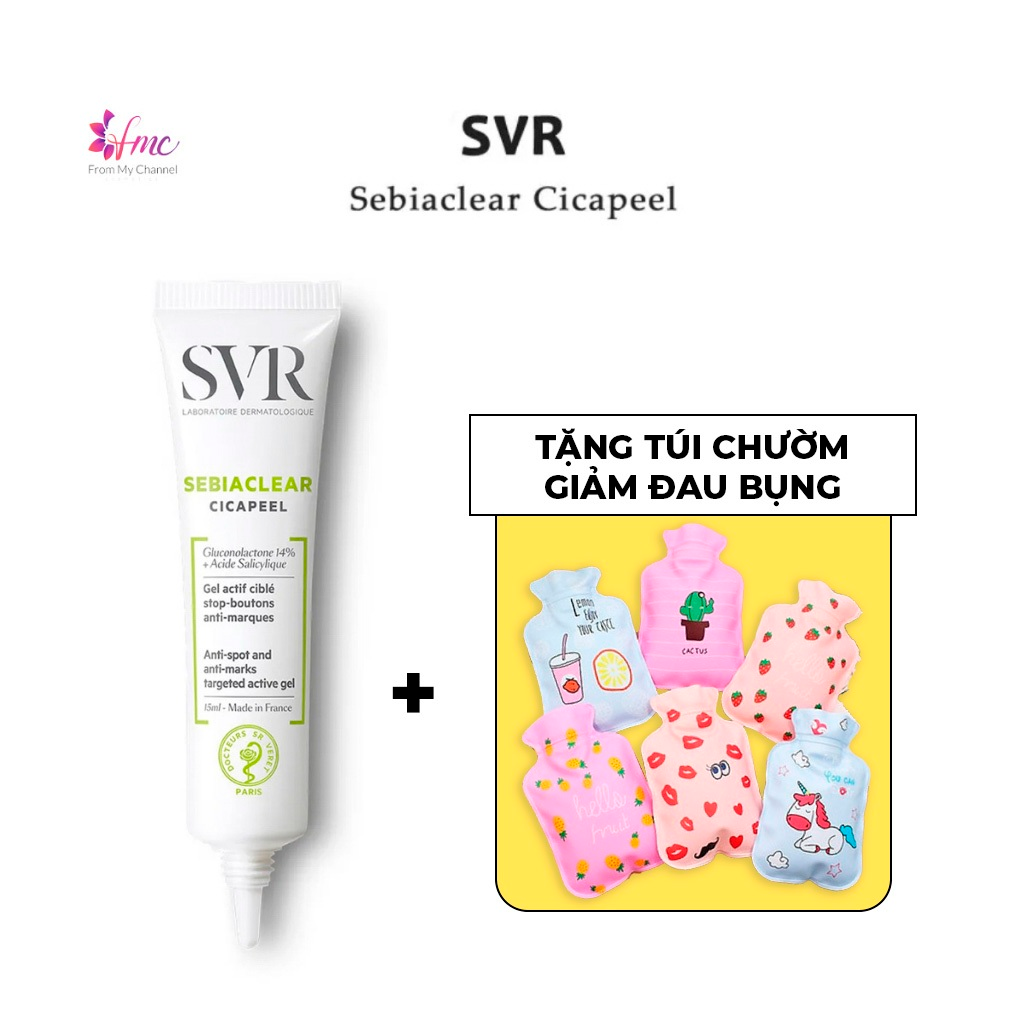 [MUA 1 TẶNG 1] SVR Sebiaclear Cicapeel 15ml + Tặng 1 túi chườm giảm đau bụng
