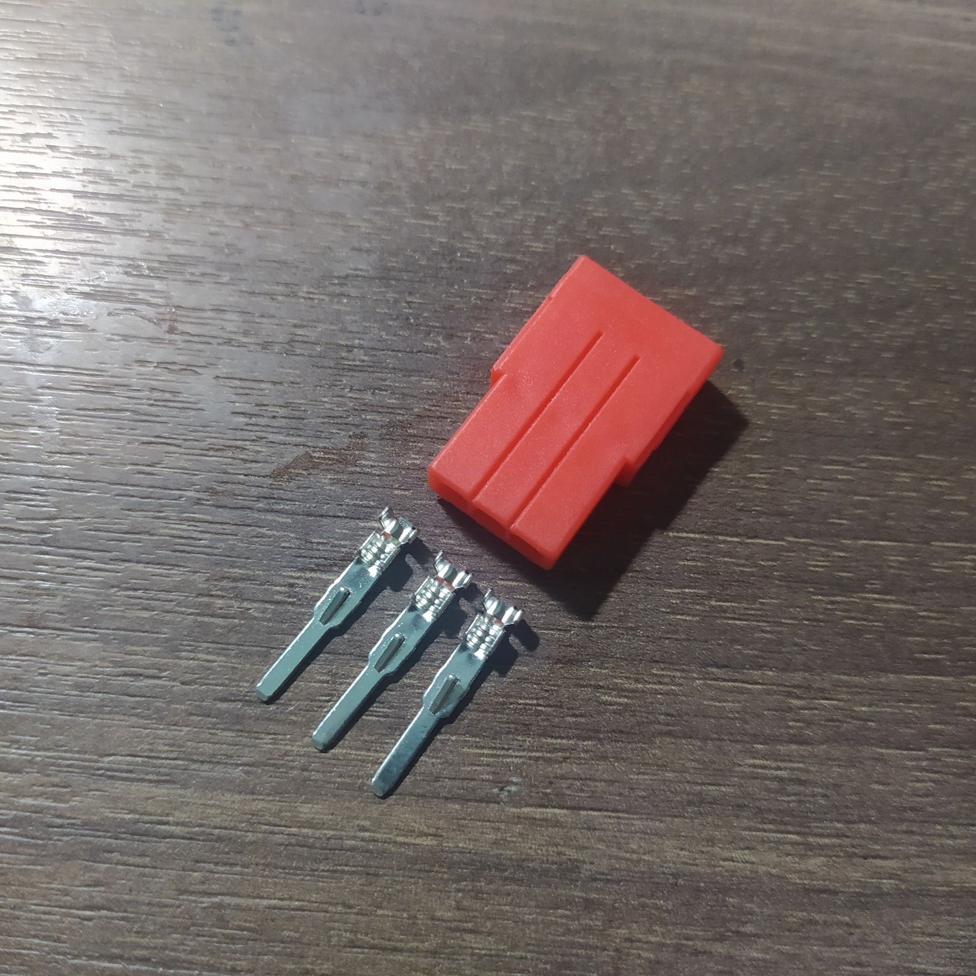 10 Bộ Jack + Cos 3P 2.2mm đỏ cho xe máy (10 bộ/ 1 bịch)